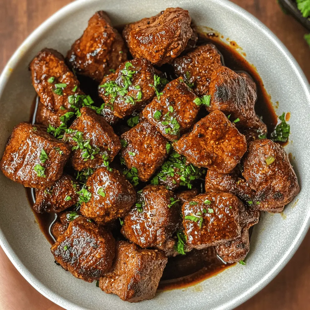 Satisfy your taste buds with these Cajun Garlic Butter Steak Bites! Juicy pieces of steak are combined with a zesty Cajun seasoning and rich garlic butter for a dish that's packed with flavor. Perfect as an appetizer or a quick weeknight dinner, these bites are easy to whip up and will impress your guests. Save this recipe for your next gathering or cozy night in!