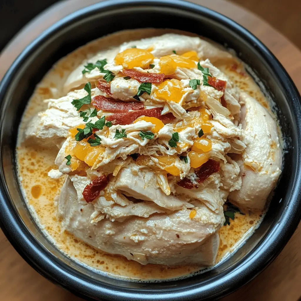 This Creamy Crockpot Crack Chicken is a dinner game changer! With tender chicken, cream cheese, and plenty of spices, it’s a flavor-packed dish that’s perfect for busy weeknights. Ideal for sandwiches, tacos, or even on its own! Don’t forget to save this recipe for a cozy family meal or a fun gathering with friends!