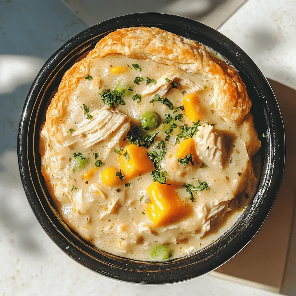 Warm up your dinner routine with this easy Crock Pot Chicken Pot Pie! Packed with tender chicken, fresh veggies, and creamy sauce, this comforting dish is perfect for any weeknight. It’s simple to throw together and cooks all day while you’re busy. Save this recipe for a cozy family meal or a gathering with friends! 🍽️