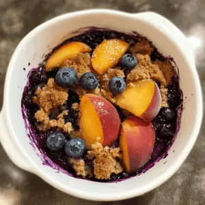 Warm, fruity, and oh-so-comforting, this Crockpot Blueberry Peach Cobbler is the perfect dessert for any occasion! Filled with juicy blueberries and sweet peaches, this easy recipe creates a delightful cobbler with minimal effort. Perfect for potlucks or cozy family dinners. Save this pin for a quick, delicious treat everyone will love!