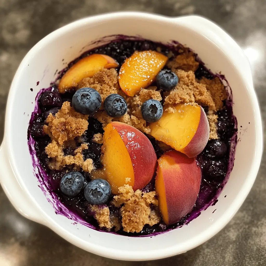 Warm, fruity, and oh-so-comforting, this Crockpot Blueberry Peach Cobbler is the perfect dessert for any occasion! Filled with juicy blueberries and sweet peaches, this easy recipe creates a delightful cobbler with minimal effort. Perfect for potlucks or cozy family dinners. Save this pin for a quick, delicious treat everyone will love!