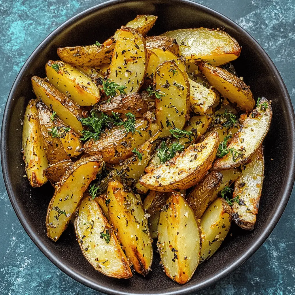 Get ready for a taste of Greece with these flavorful Greek Roasted Potatoes! Infused with herbs like oregano and garlic, these crispy, golden delights are perfect for any meal. They're a great side dish for family dinners, barbecues, or even holiday feasts. Save this recipe now to impress your guests with a Mediterranean twist!
