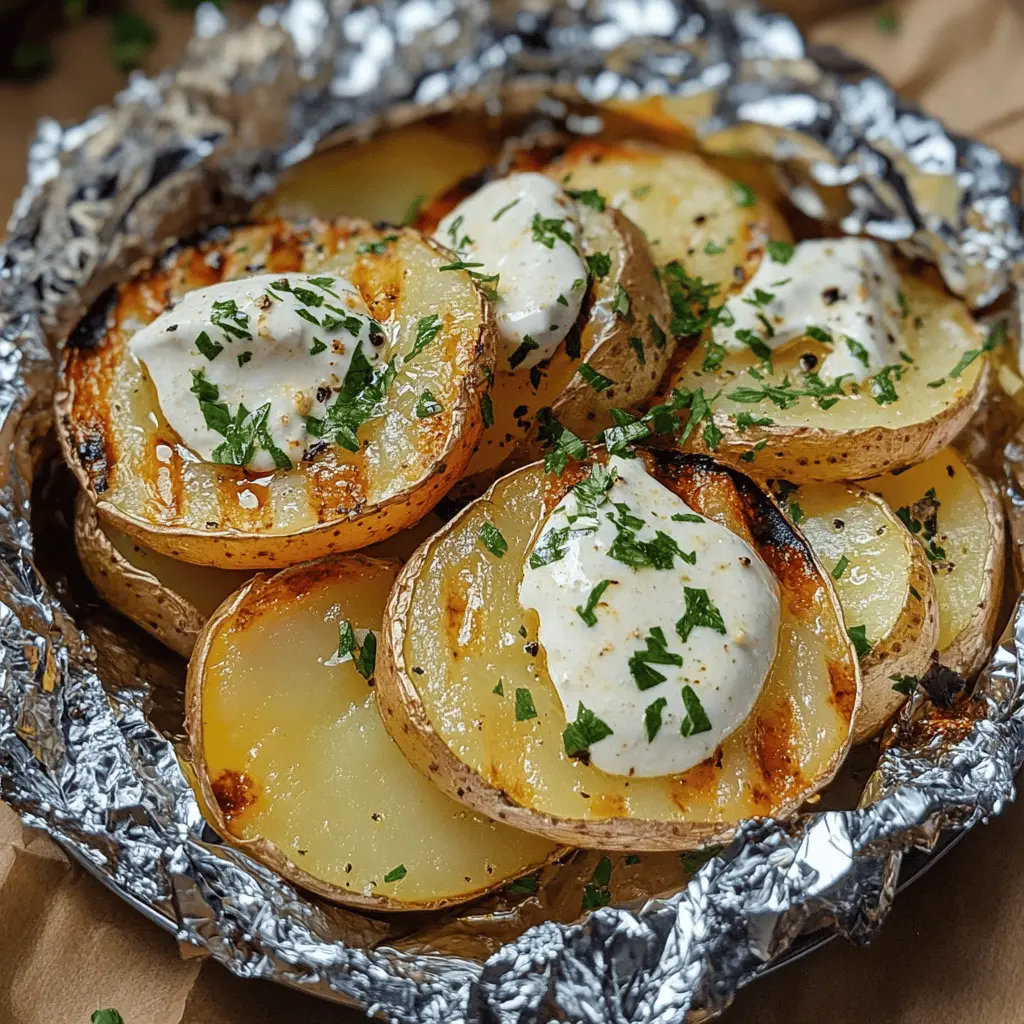 Transform your grilling game with these delicious Grilled Potatoes in Foil! Perfectly seasoned and bursting with flavor, these potato packets are a hassle-free side dish for any barbecue. Plus, they’re easy to customize with your favorite herbs and spices! Save this recipe for your next cookout or family gathering and enjoy the delightful taste of summer.