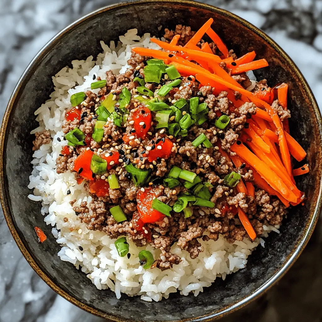 Satisfy your taste buds with these Ground Beef Teriyaki Rice Bowls! A quick and delicious meal featuring savory teriyaki sauce, tender ground beef, and fresh veggies. Perfect for busy weeknights or a cozy family dinner. Save this recipe to whip up a flavorful bowl anytime you want a satisfying feast!