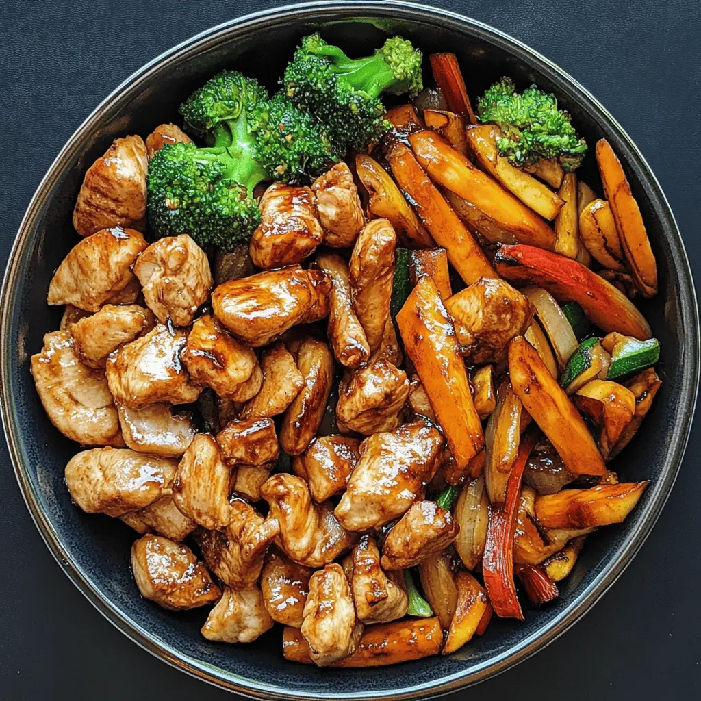 Transform your dinner routine with this easy Hibachi Chicken and Vegetables recipe! Packed with tender chicken, vibrant veggies, and a tasty sauce, it’s a quick meal perfect for busy weeknights or weekend gatherings. Ideal for anyone craving bold flavors without a lot of fuss. Save this pin for your next culinary adventure!