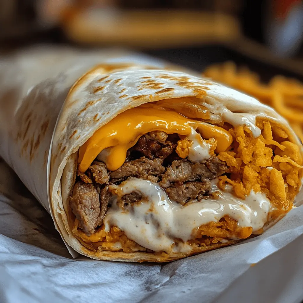 Love a hearty burrito? This Taco Bell-inspired Beefy Melt Burrito brings together seasoned beef, warm nacho cheese, and creamy chipotle sauce, all wrapped in a soft tortilla. Perfect for a quick lunch or dinner! Save this recipe for your next taco night and enjoy the delicious flavors that everyone will love!