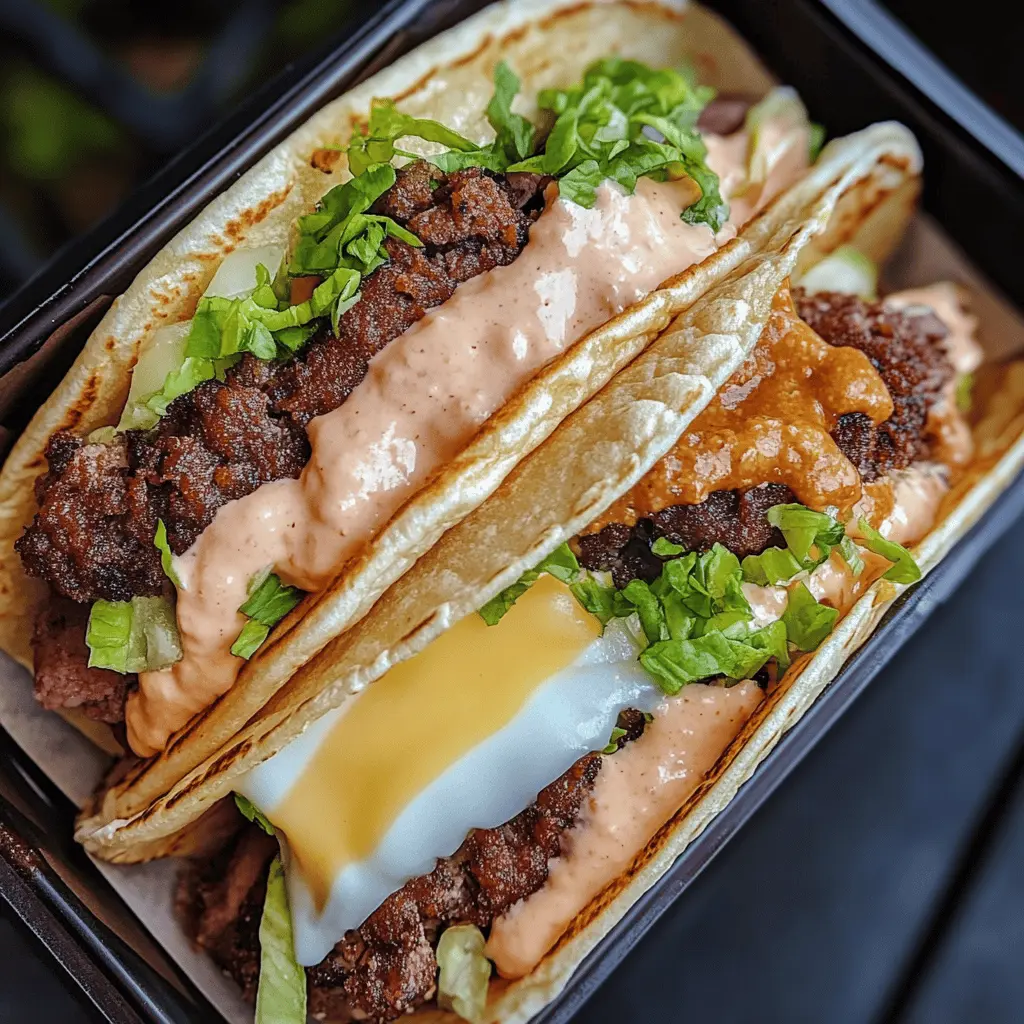 Get ready for a flavor-packed twist on a classic favorite! These Original Smash Burger Tacos combine juicy, crispy burger patties nestled in warm tortillas, topped with fresh toppings and a zesty sauce. Perfect for taco night or a casual gathering. Don’t forget to save this recipe for your next fiesta and satisfy those burger cravings in a new way!