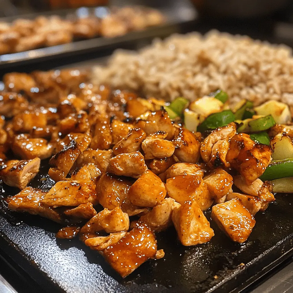Easy Blackstone Hibachi Chicken Recipe on the Griddle