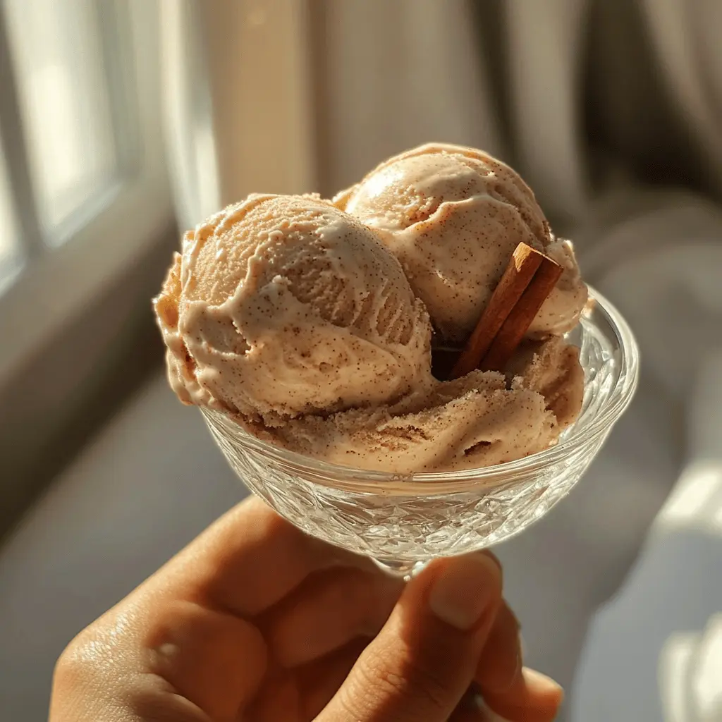 Easy Brown Sugar Cinnamon Ice Cream Recipe