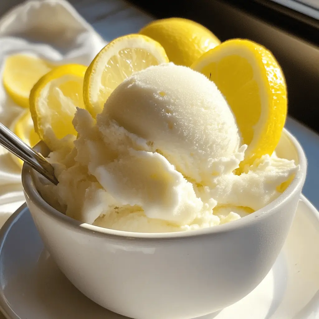 Easy Homemade Lemon Gelato Recipe