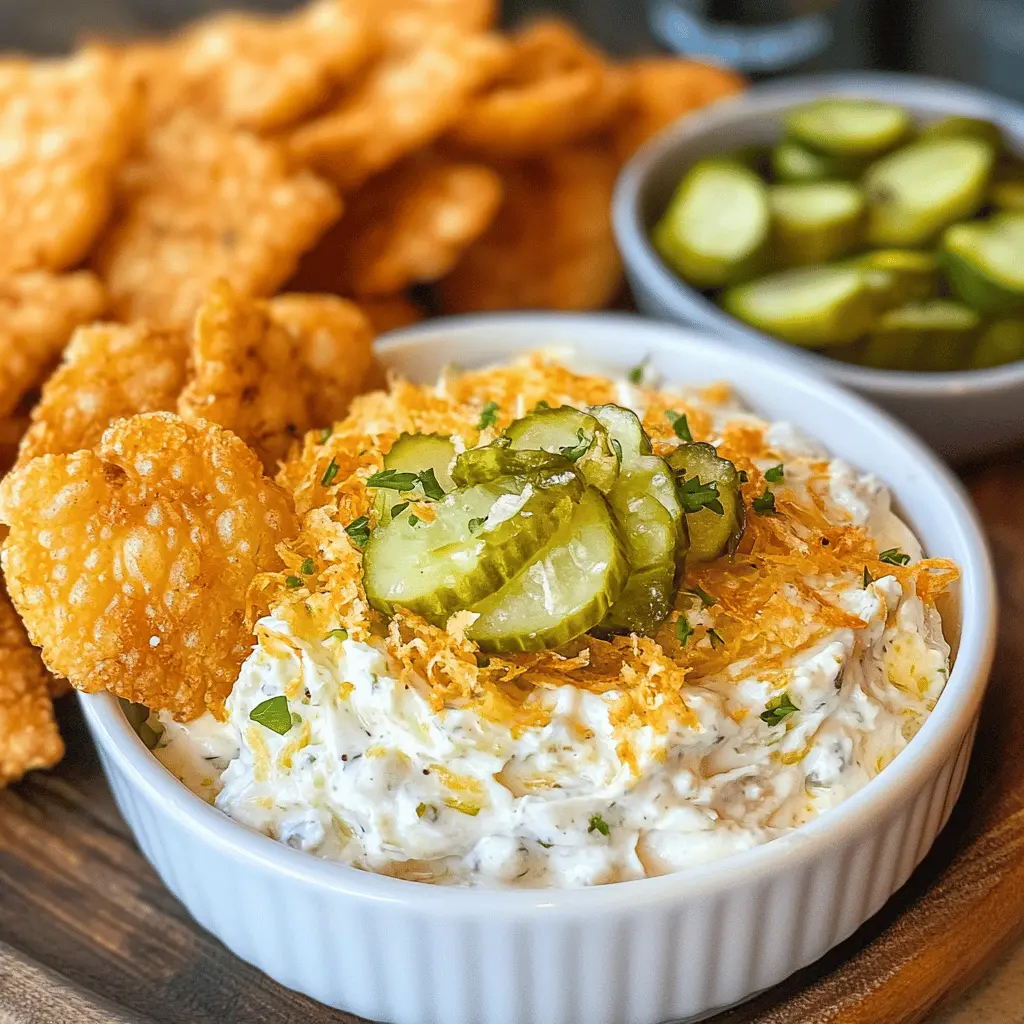 Easy Fried Pickle Dip Recipe for Snacks