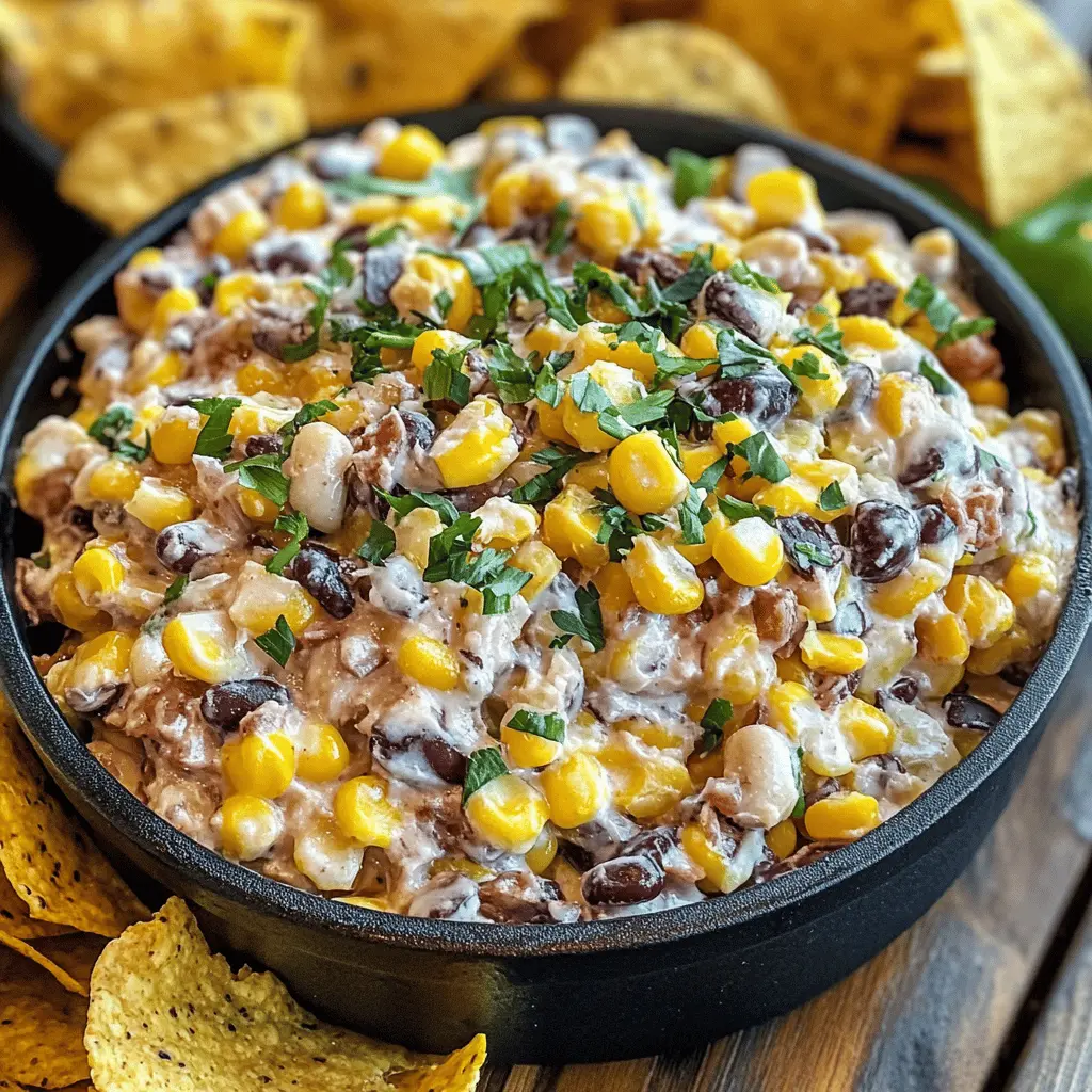 Easy Cheesy Cowboy Corn Dip Recipe