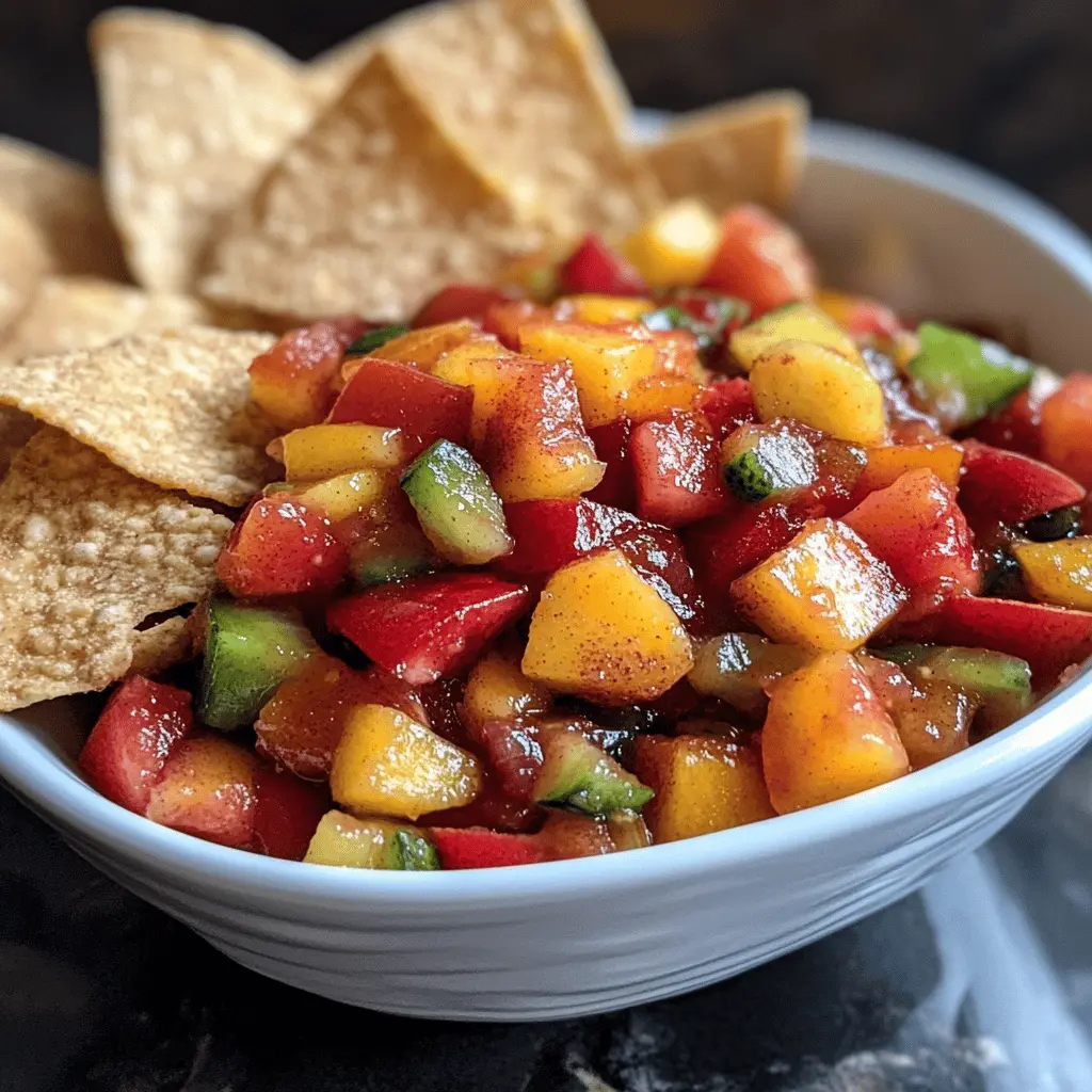 Easy Fruit Salsa With Cinnamon Chips Recipe