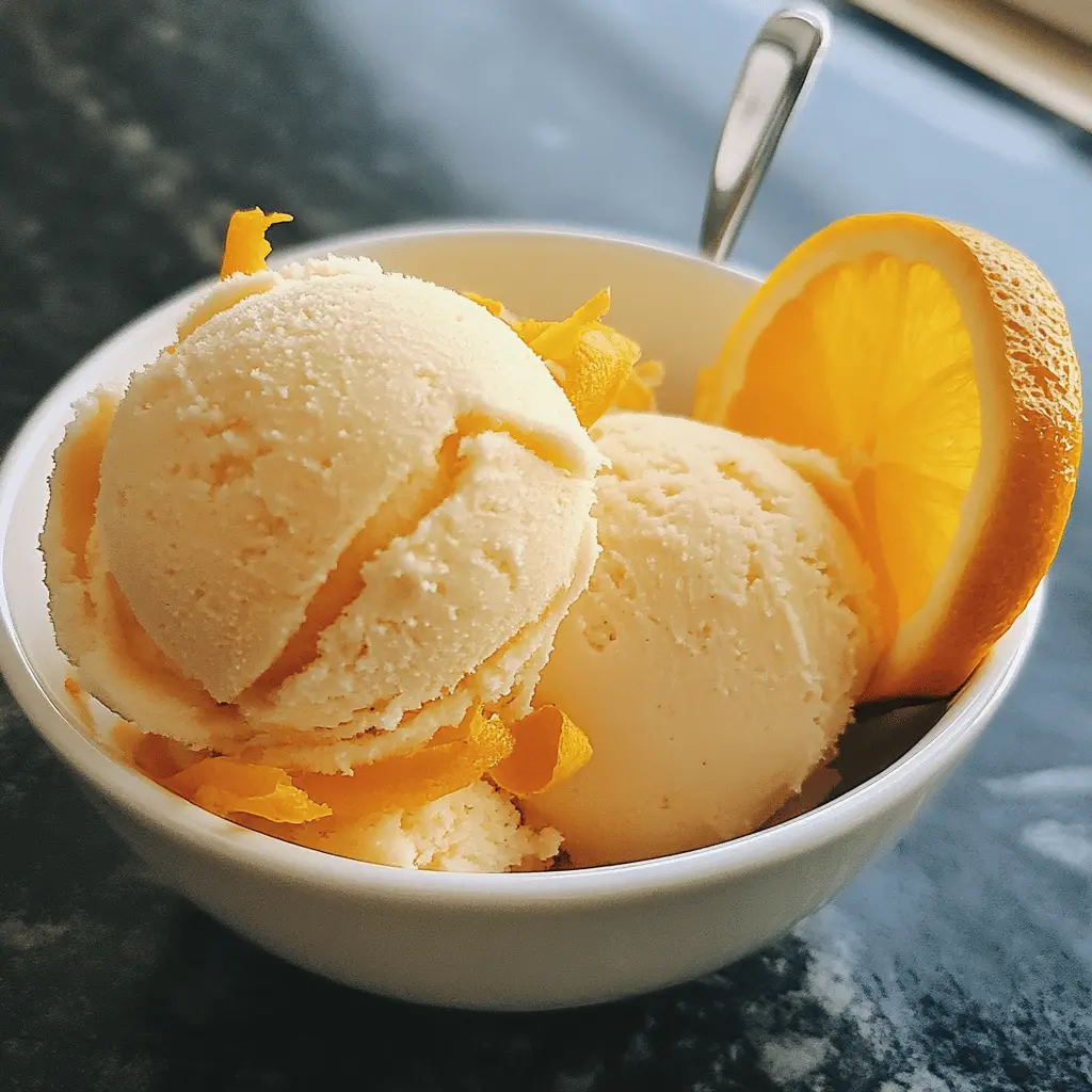 Easy Orange Sherbet Recipe by Alton Brown