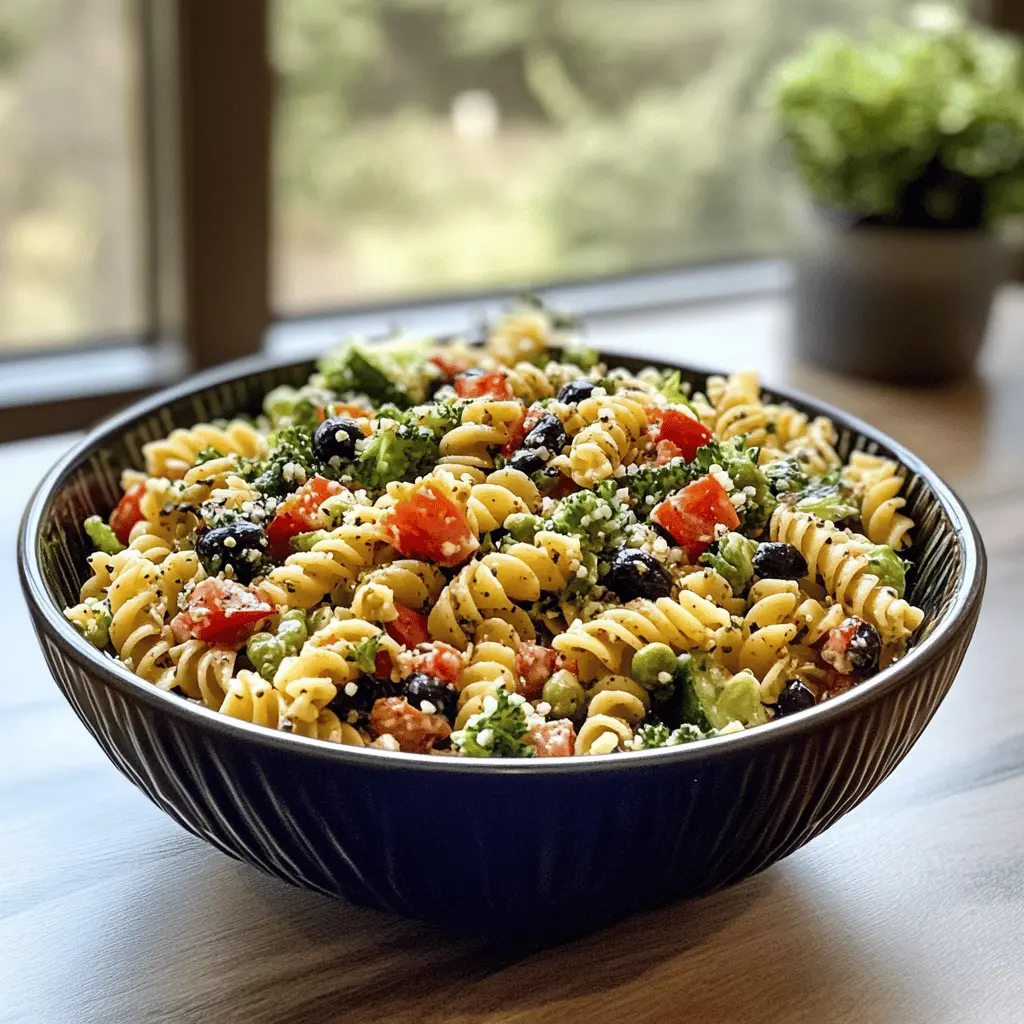 Easy High Protein Pasta Salad Recipe