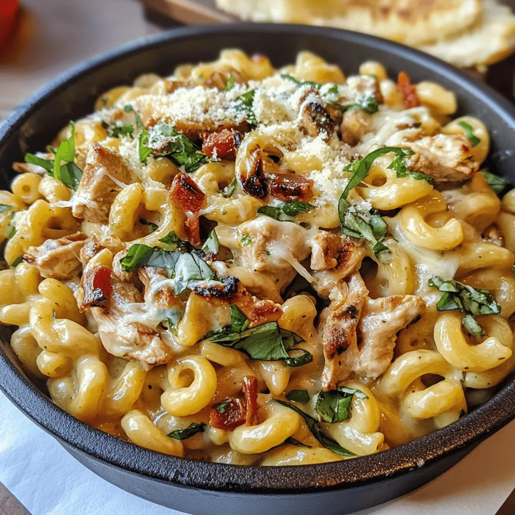 Easy Tuscan Chicken Mac and Cheese Recipe