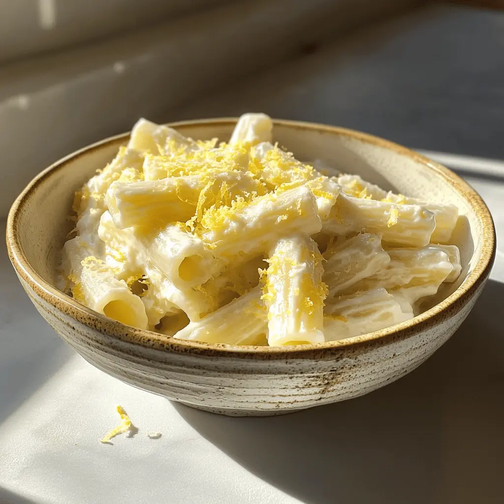 Easy Creamy Lemon Pasta Recipe