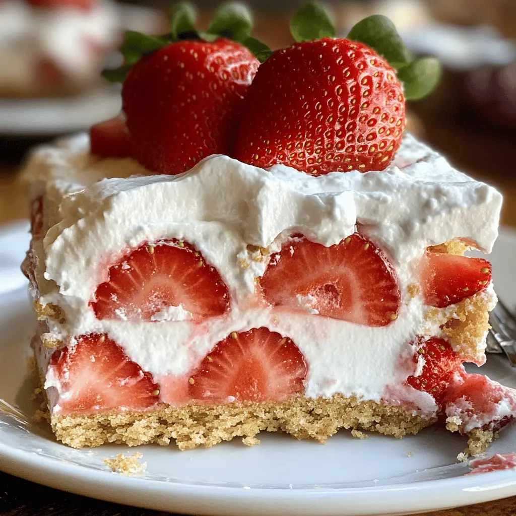 Easy No-Bake Strawberry Icebox Cake Recipe