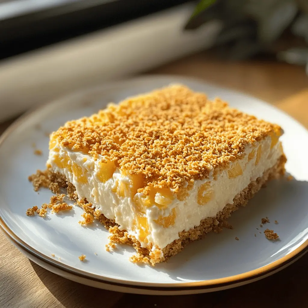 Easy Pineapple Dream Dessert Recipe