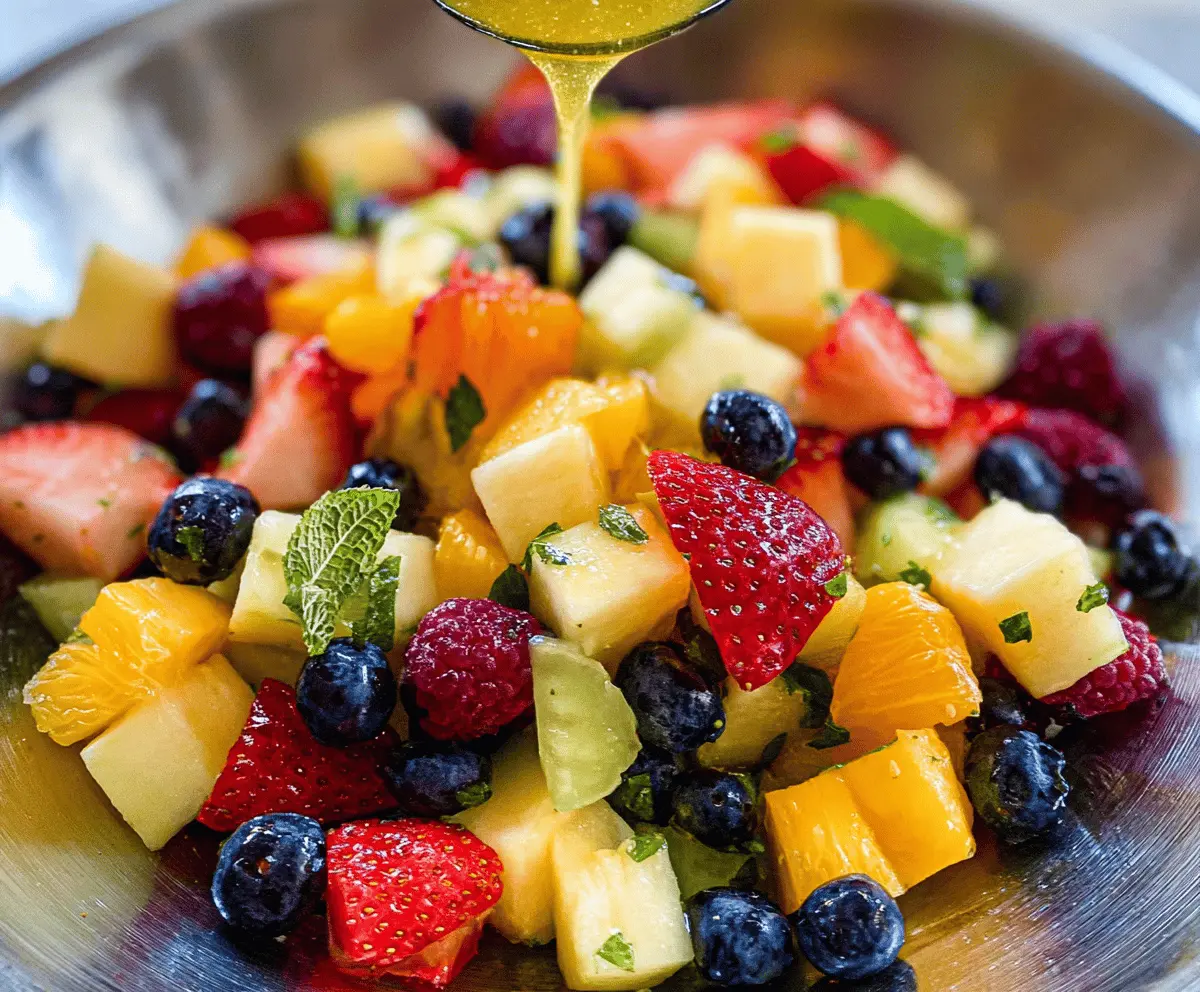 Easy Rainbow Fruit Salad Recipe for Summer