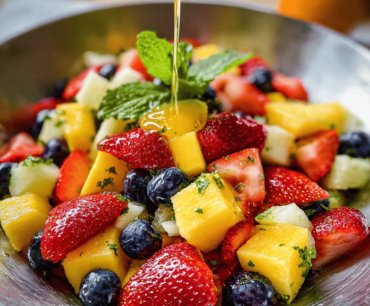 Easy Rainbow Fruit Salad Recipe for Summer