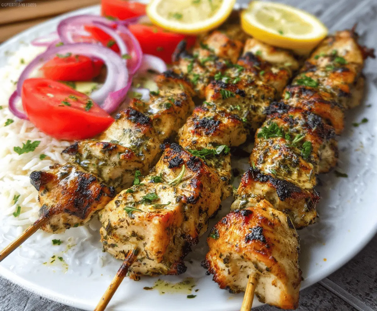 Easy Chicken Souvlaki Recipe for Quick Dinner