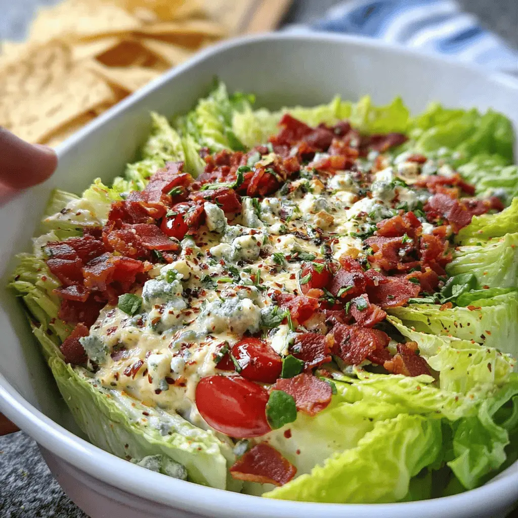 Easy Wedge Salad Dip Recipe for Parties