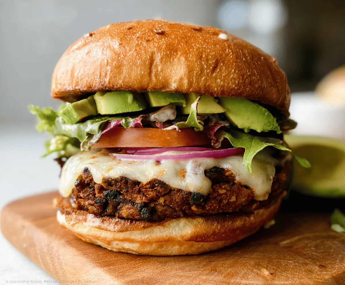 Easy Healthy Black Bean Burger Recipe