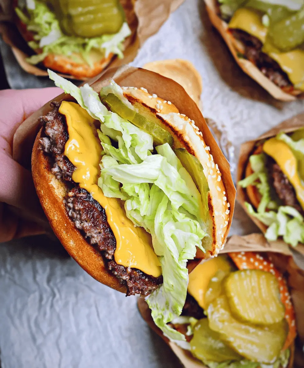 Easy Keto Big Mac Smash Burger Recipe