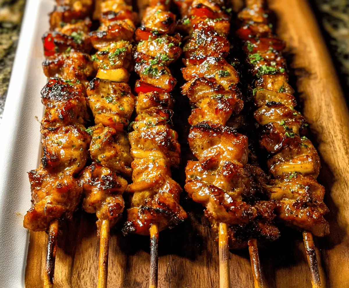 Easy Grilled Thai Chicken Skewers Recipe