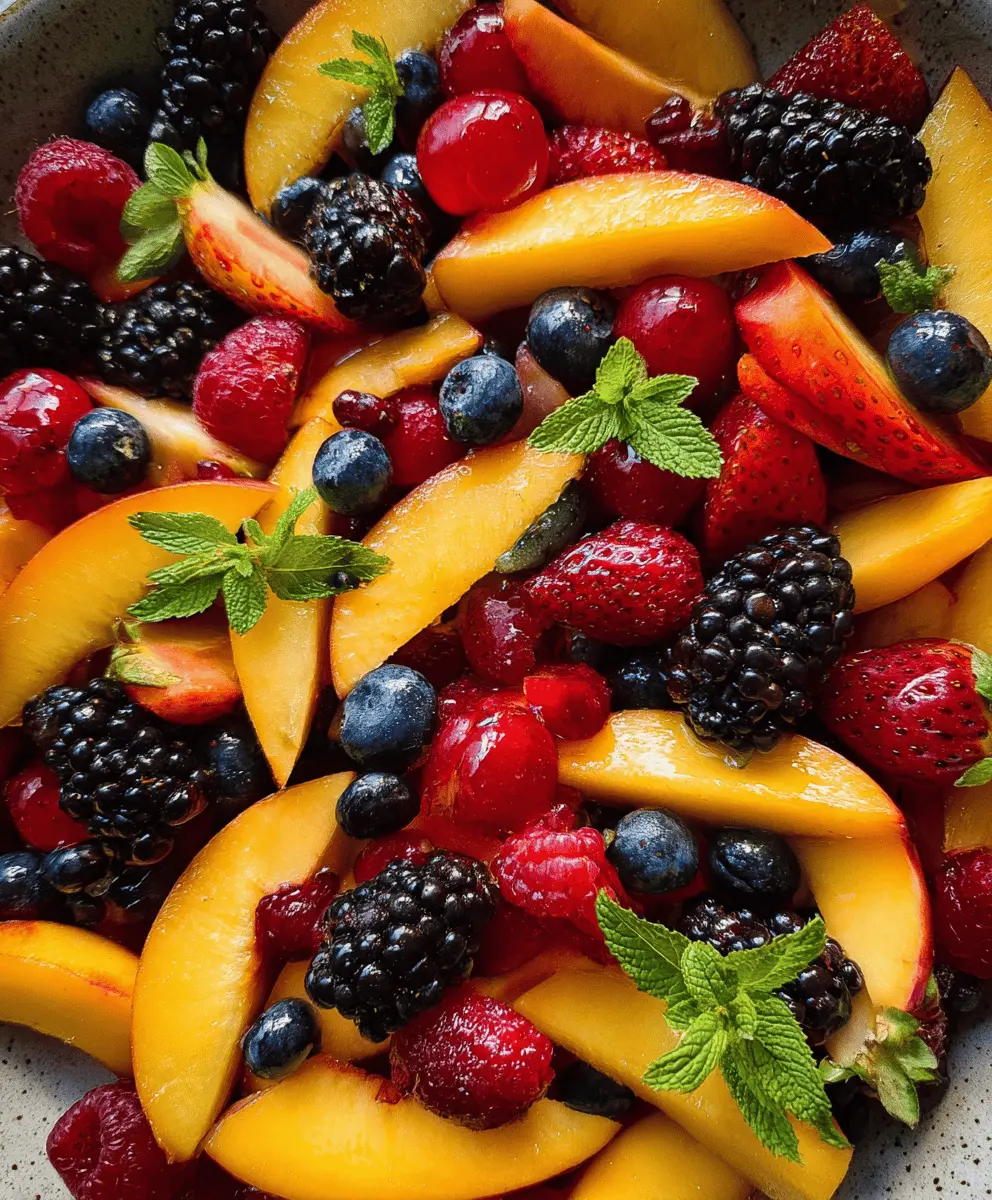 Fresh and Easy Summer Fruit Salad Recipe