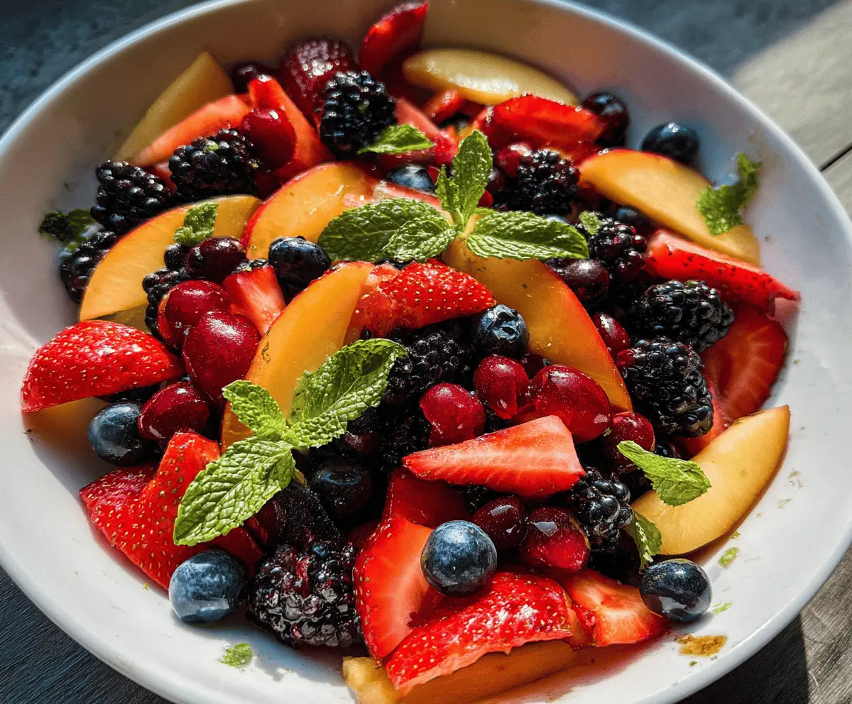 Fresh and Easy Summer Fruit Salad Recipe
