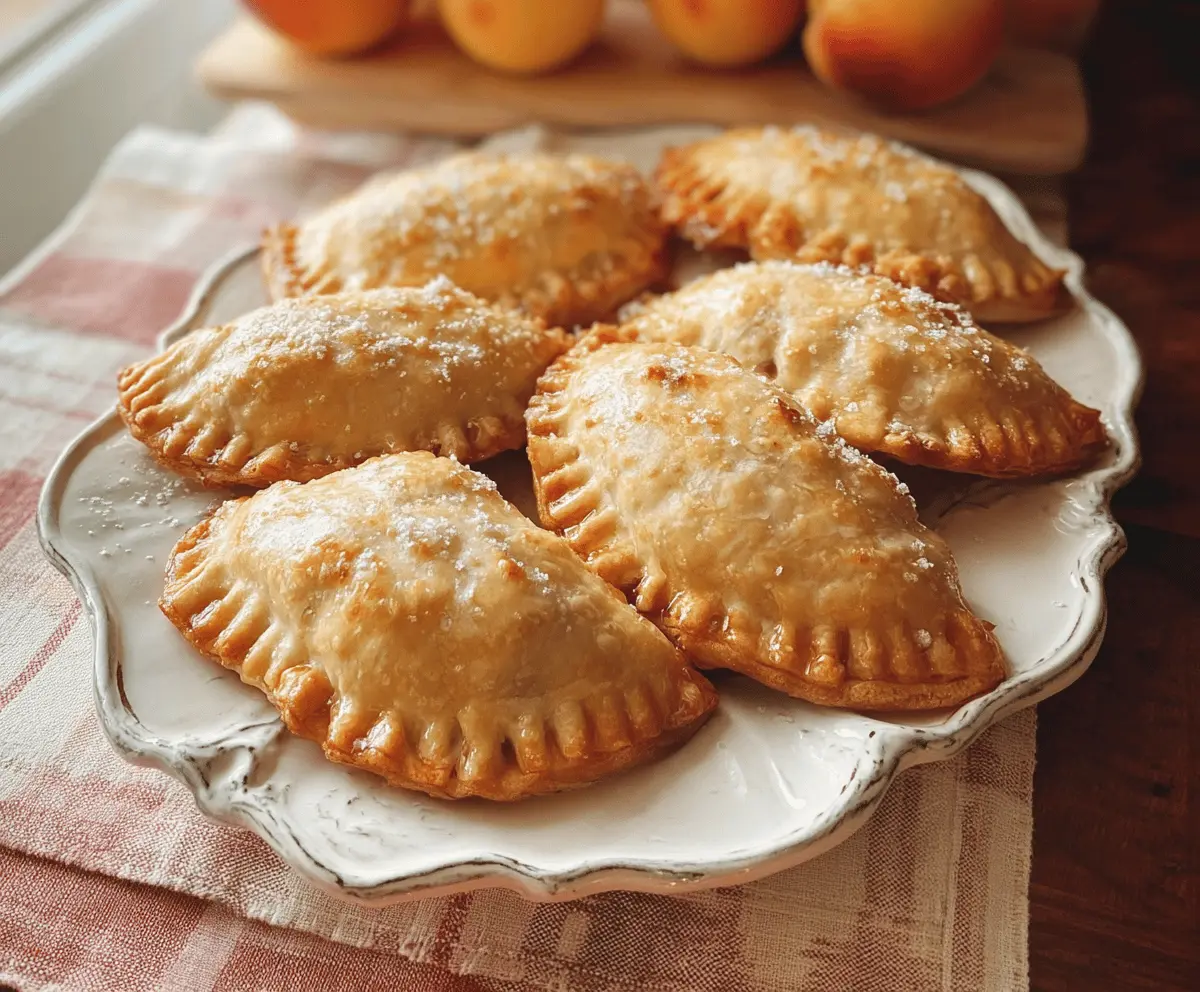 Easy Homemade Peach Hand Pies Recipe