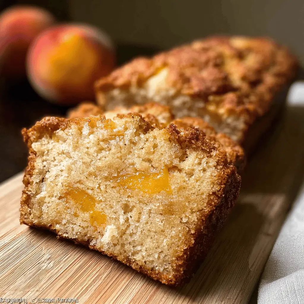 Moist Southern Peach Bread Recipe