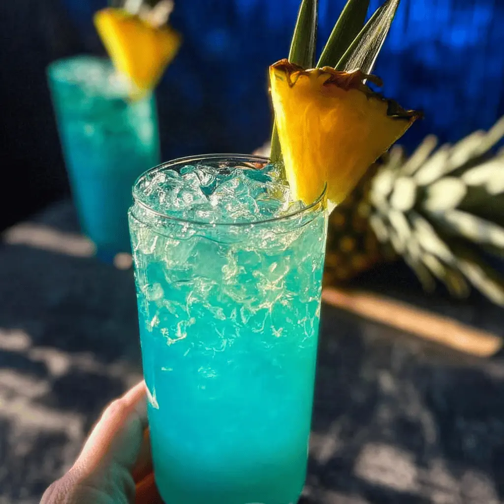 Refreshing Blue Hawaiian Mocktail Recipe