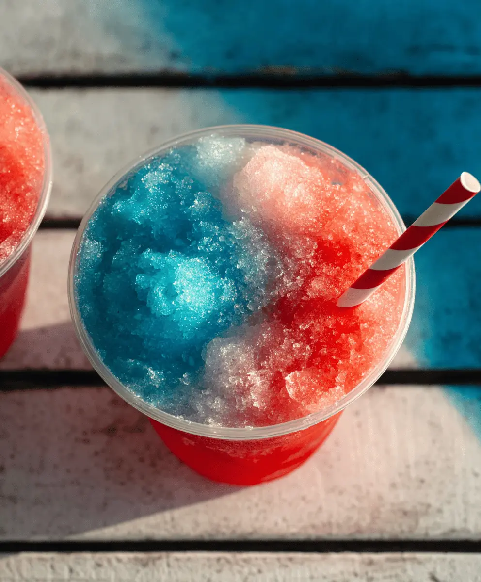 Red White and Blue Margarita Slush Recipe