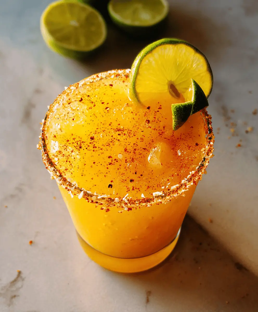 Spicy Mango Margarita with Hot Honey Twist