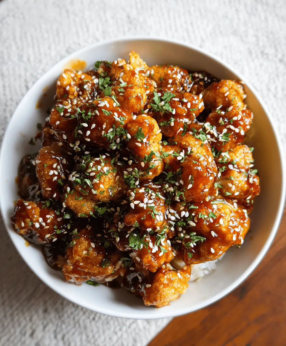 Sticky Sesame Cauliflower Recipe – Easy and Delicious