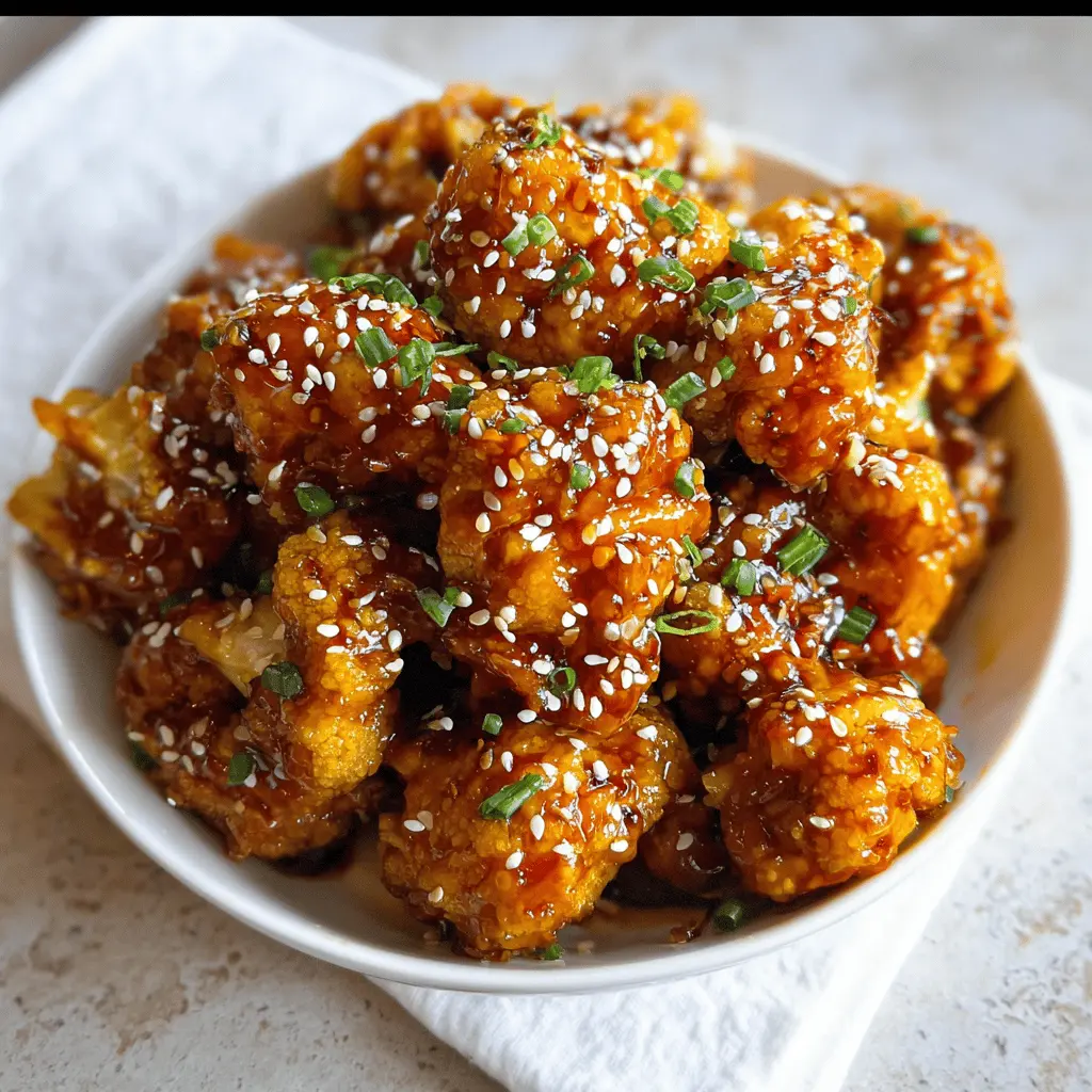 Sticky Sesame Cauliflower Recipe – Easy and Delicious