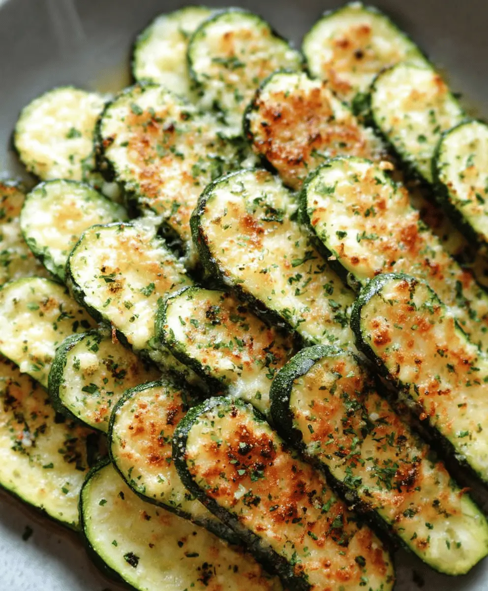 Easy Baked Parmesan Zucchini Recipe