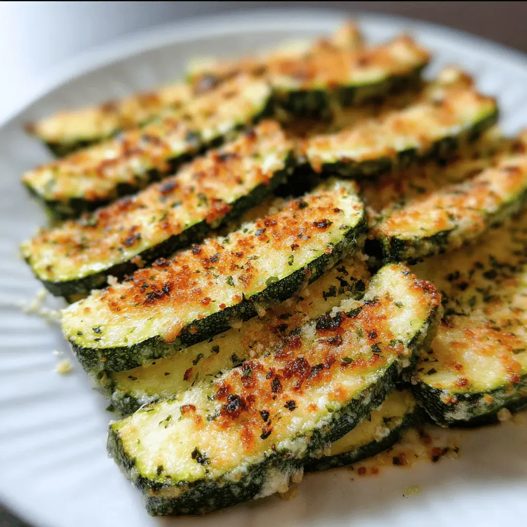 Easy Baked Parmesan Zucchini Recipe
