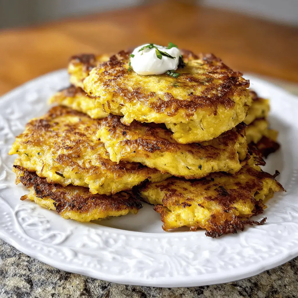 Crispy Parmesan Yellow Squash Fritters Recipe