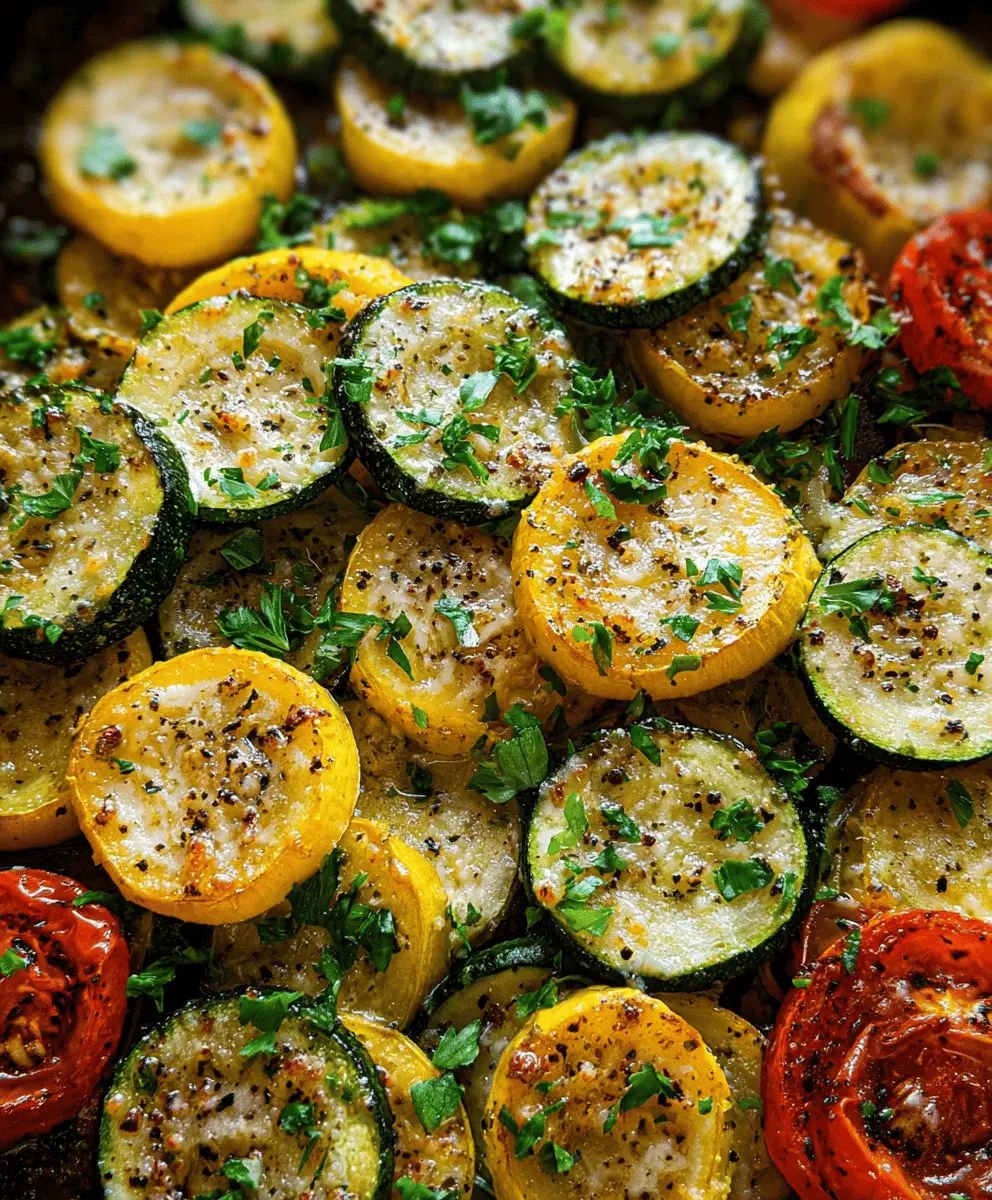 Easy Garlic Parmesan Zucchini and Squash Medley Recipe