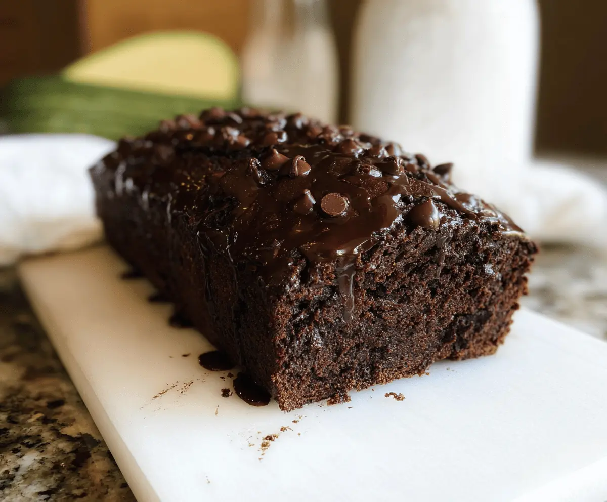 Easy Gluten-Free Chocolate Zucchini Bread Recipe