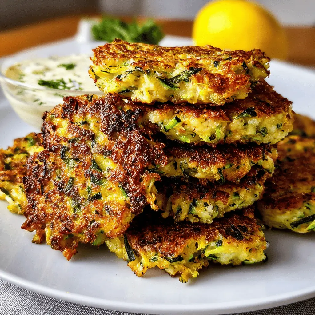 Crispy Zucchini Patties Made Easy