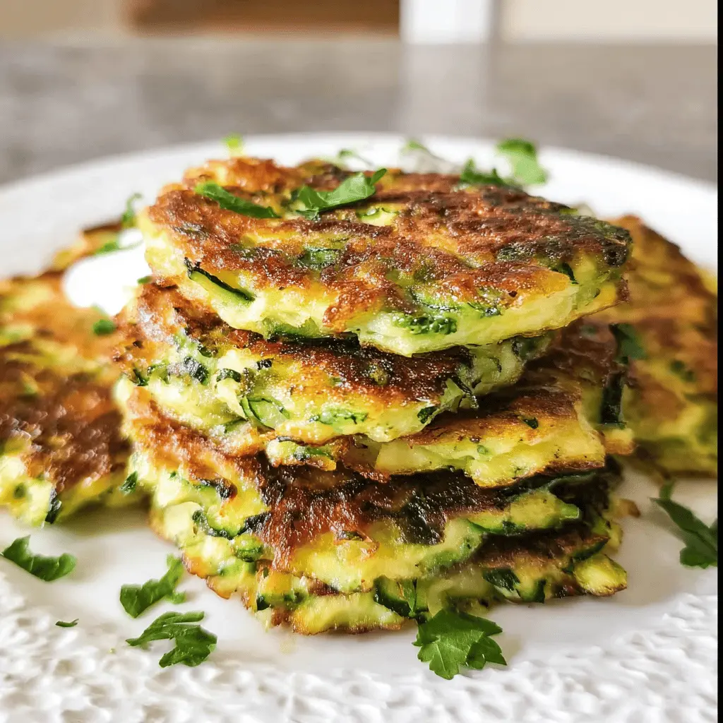 Crispy Zucchini Fritters Easy Recipe