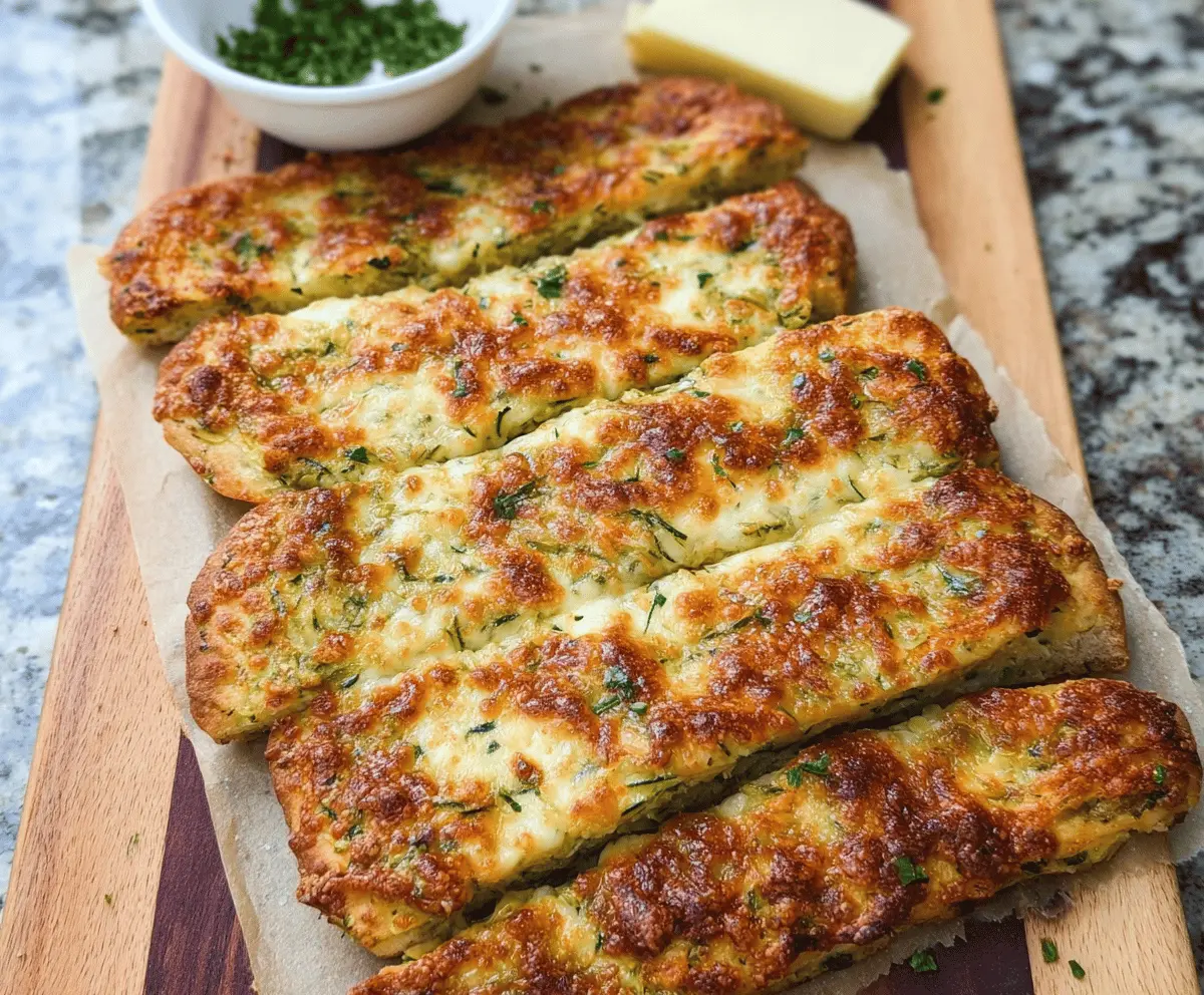 Easy Zucchini Breadsticks Recipe for Snacks