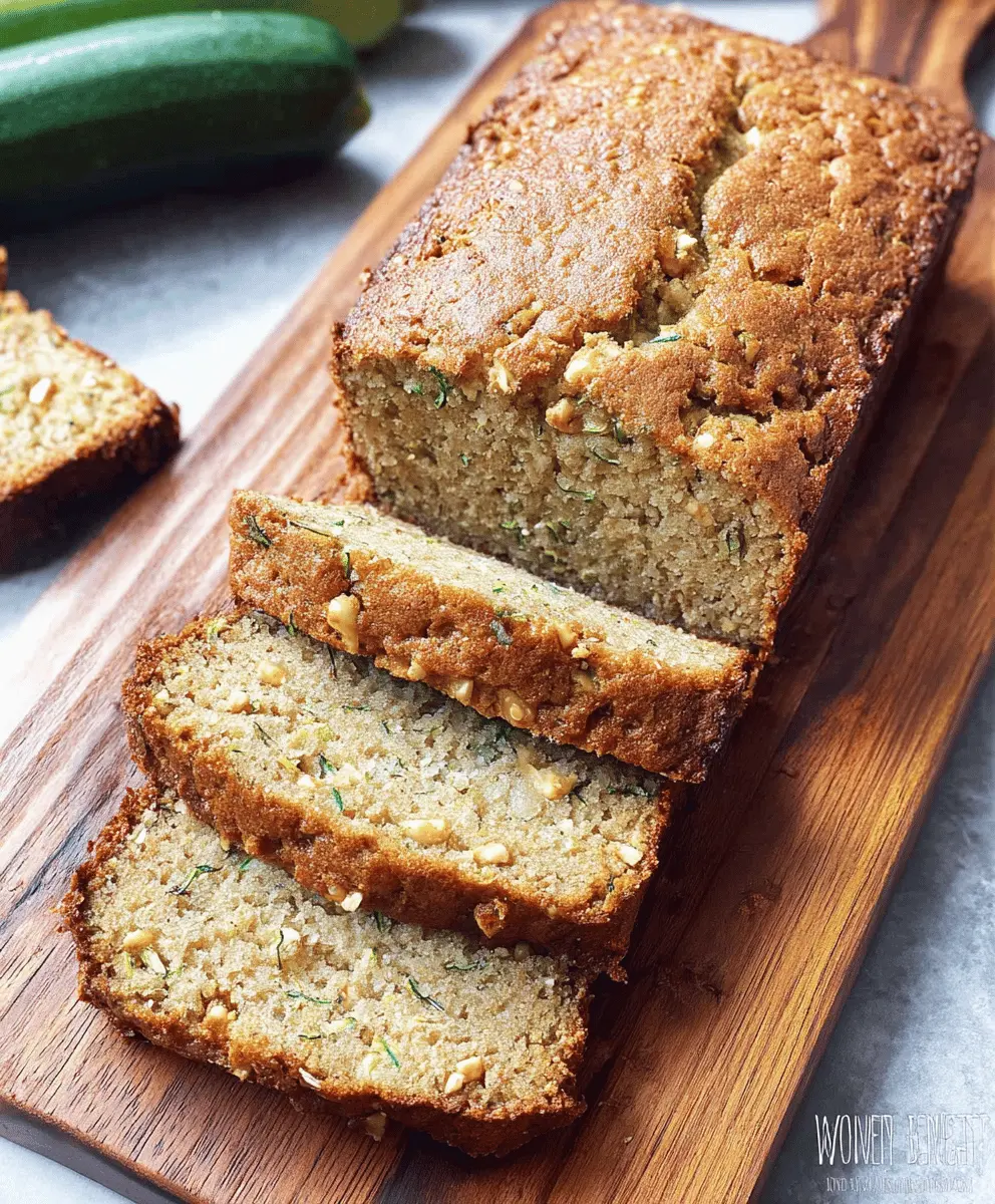 Moist Almond Flour Zucchini Bread Recipe