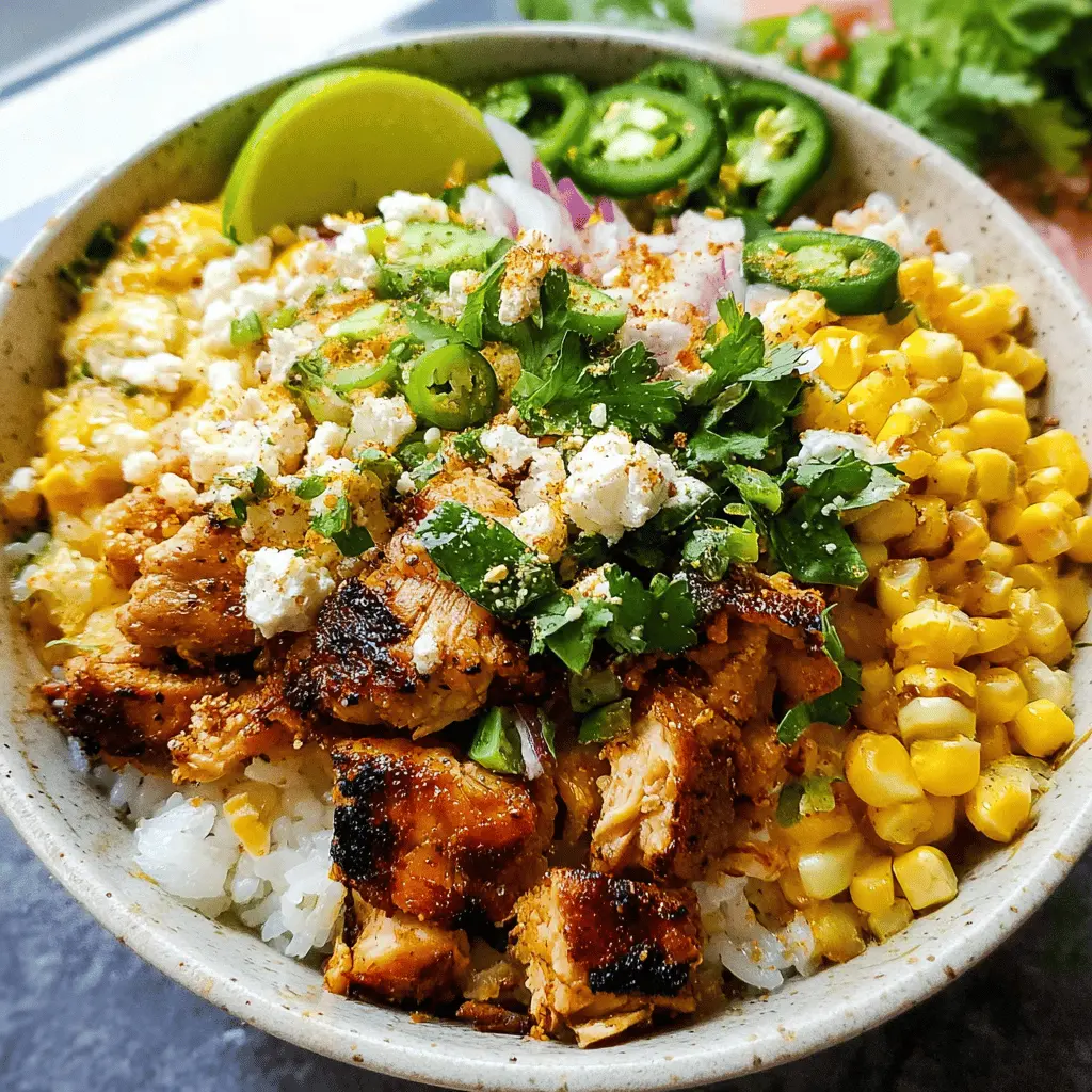 Easy Street Corn Chicken Rice Bowl Recipe