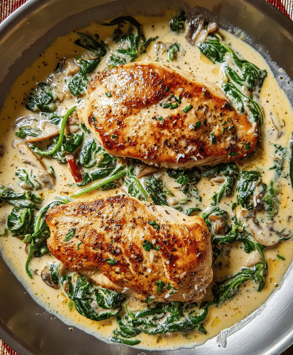 Easy Chicken Florentine Recipe with Creamy Spinach